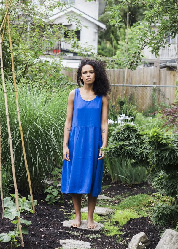 Me & Arrow Tent Dress - Cobalt | Garmentory