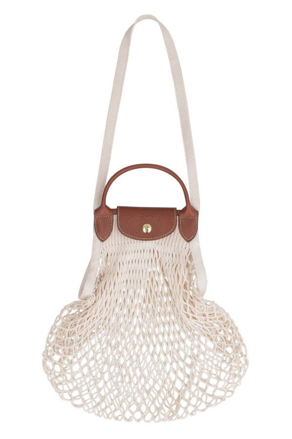 Longchamp Le Pliage Filet Mesh-knit Bag - Neutrals