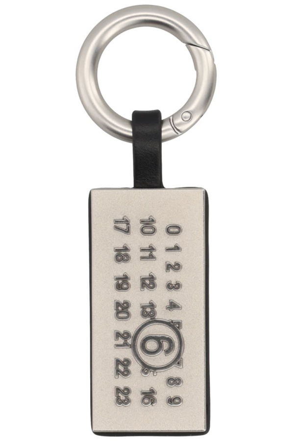MM6 Maison Margiela Logo Keychain - Black