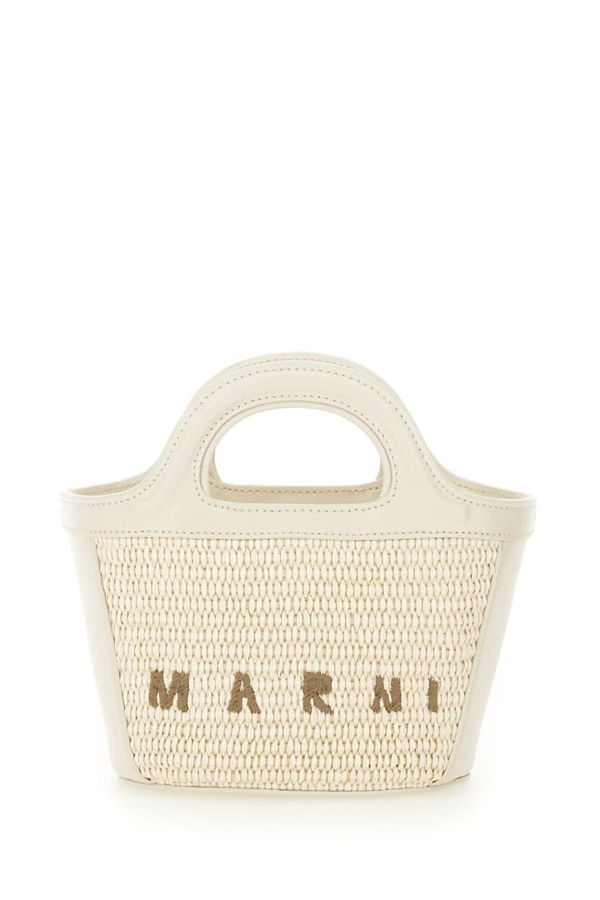 Marni Tropicalia Micro Bag Tote Bag - Powder