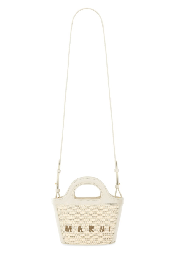 Marni Tropicalia Micro Bag Tote Bag - Powder