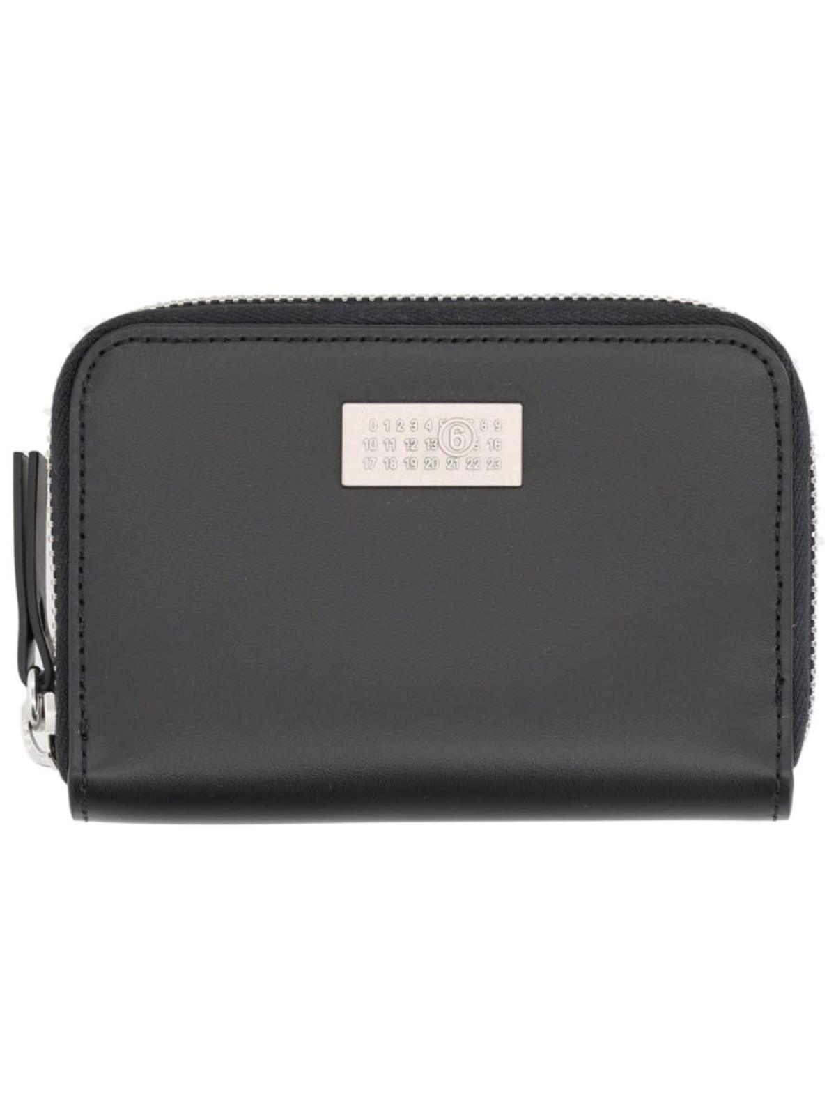 MM6 Maison Margiela Numeric Portfolio Wallet - Black - Image 1 of 3