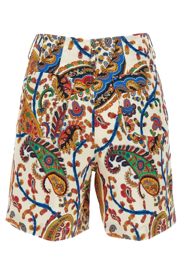 Etro Floral Paisley Print Shorts - Multicolour