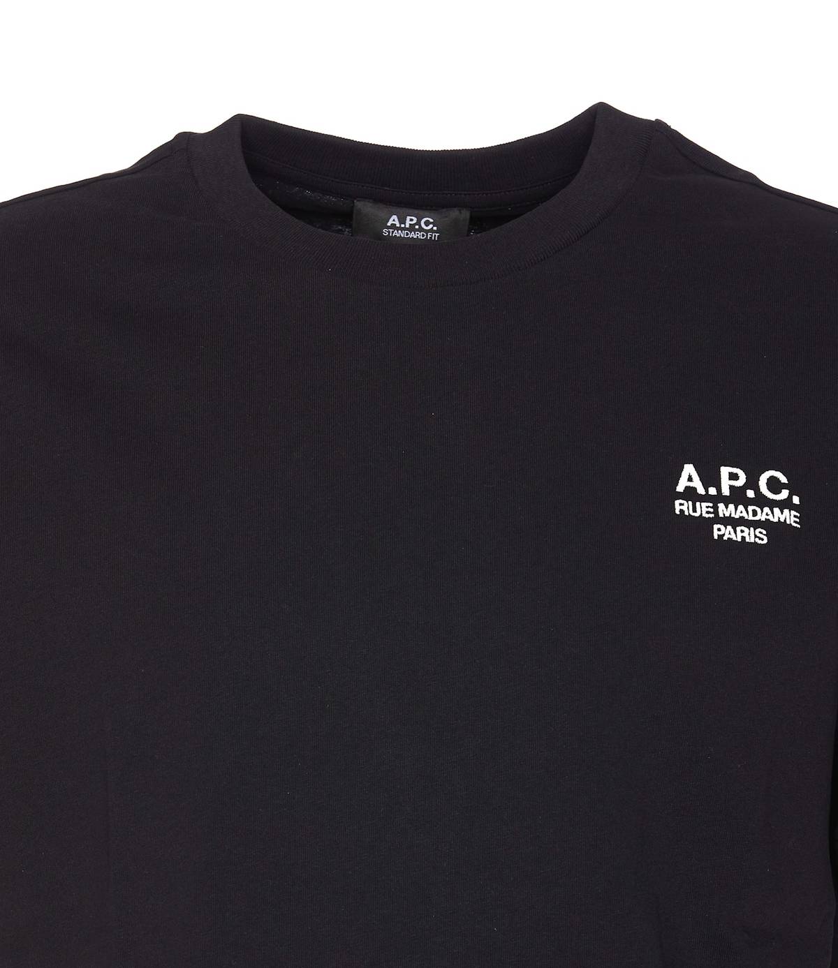 A.P.C. Standard Rue Madame T-Shirt - Black - Image 4 of 4
