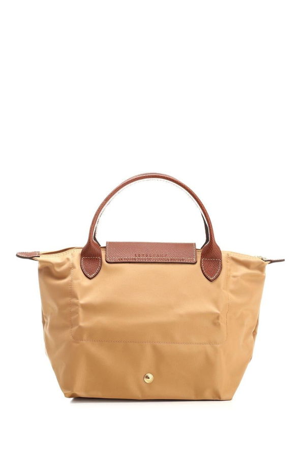 Longchamp Le Pliage Zip-Up Small Tote Bag - Brown