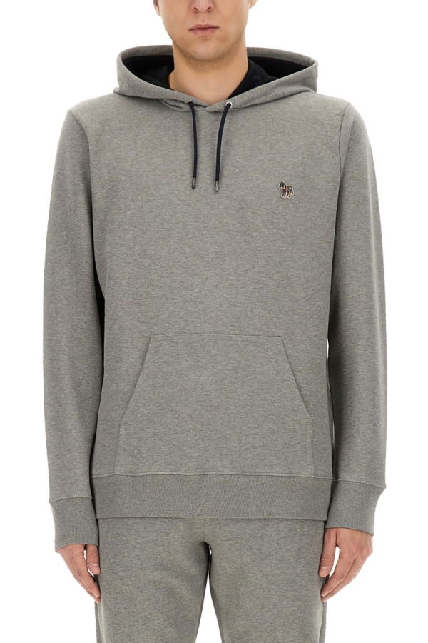 PAUL SMITH PS by Paul Smith Sweatshirt With Logo Sweatshirt - Gray