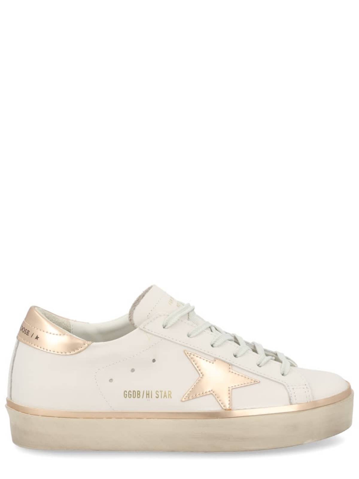 Golden Goose Hi Star Sneaker - White - Image 1 of 5