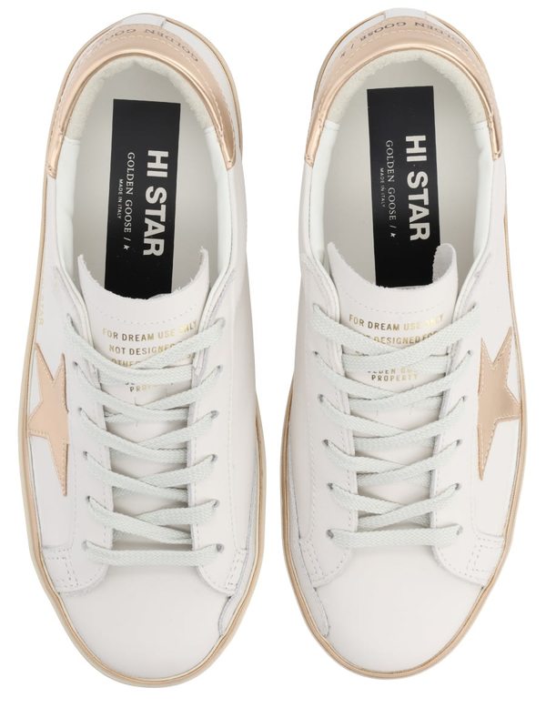 Golden Goose Hi Star Sneaker - White