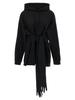 MM6 Maison Margiela Hoodie Dress With Gloves - Black - Thumbnail 1