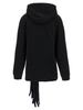 MM6 Maison Margiela Hoodie Dress With Gloves - Black - Thumbnail 3