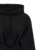 MM6 Maison Margiela Hoodie Dress With Gloves - Black - Thumbnail 4