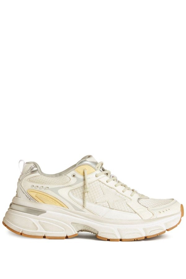 Golden Goose Lightstar Leather Sneakers - White