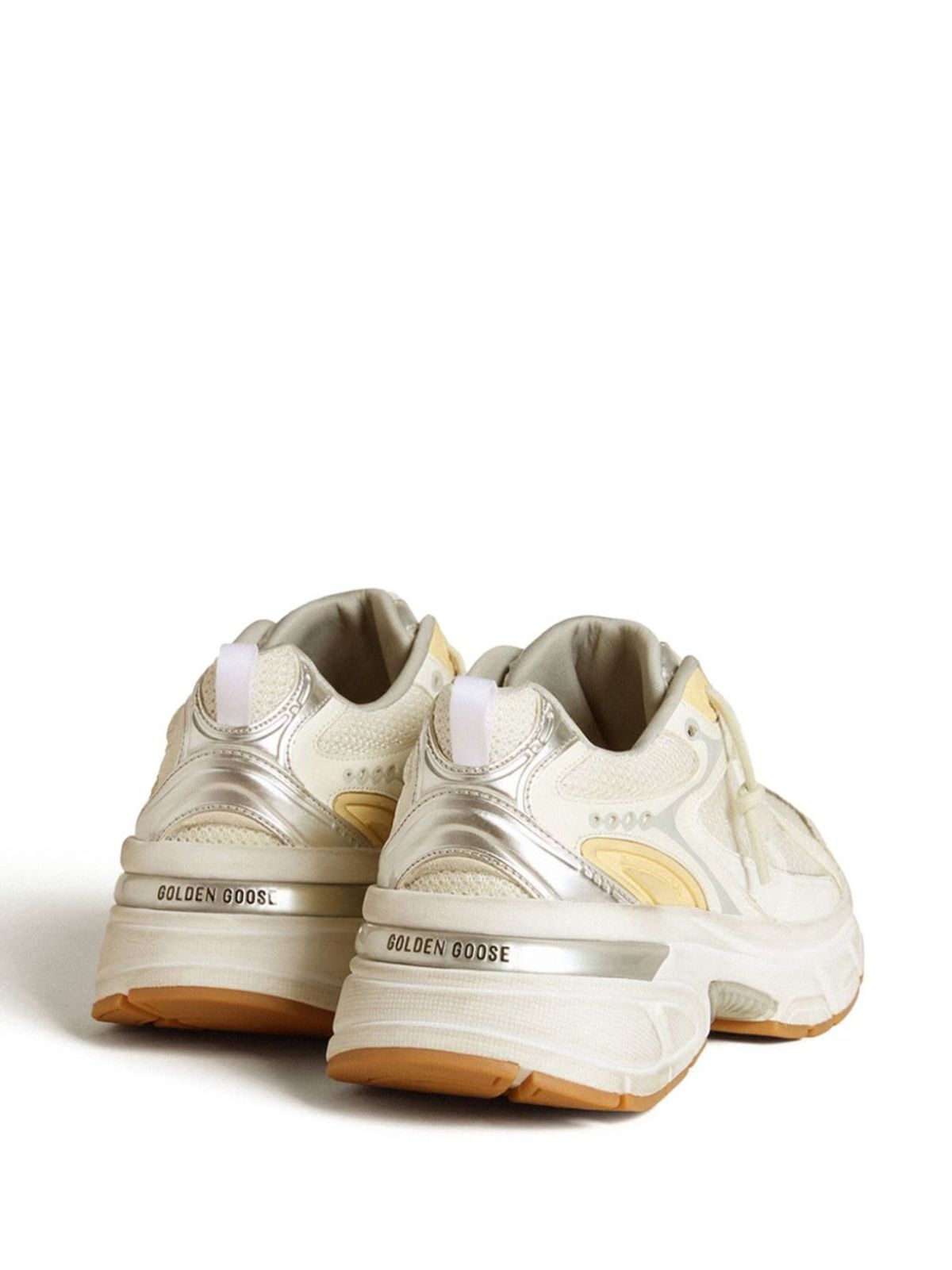 Golden Goose Lightstar Leather Sneakers - White - Image 3 of 4