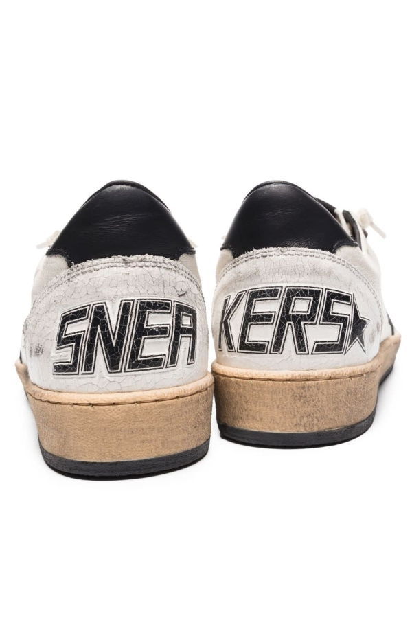 Golden Goose Ball Star Leather Sneakers - White