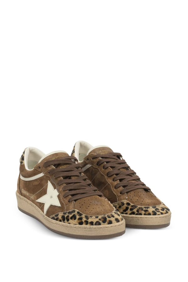 Golden Goose Ball Star Leather Sneakers - Brown
