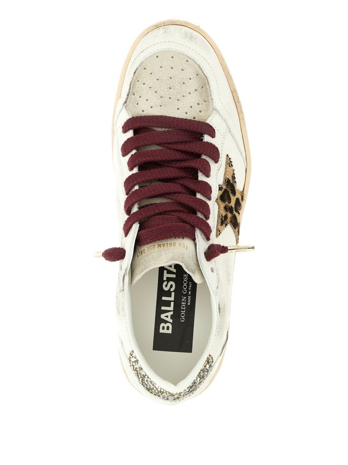 Golden Goose Ball Star Leather Sneakers - White - Image 2 of 5