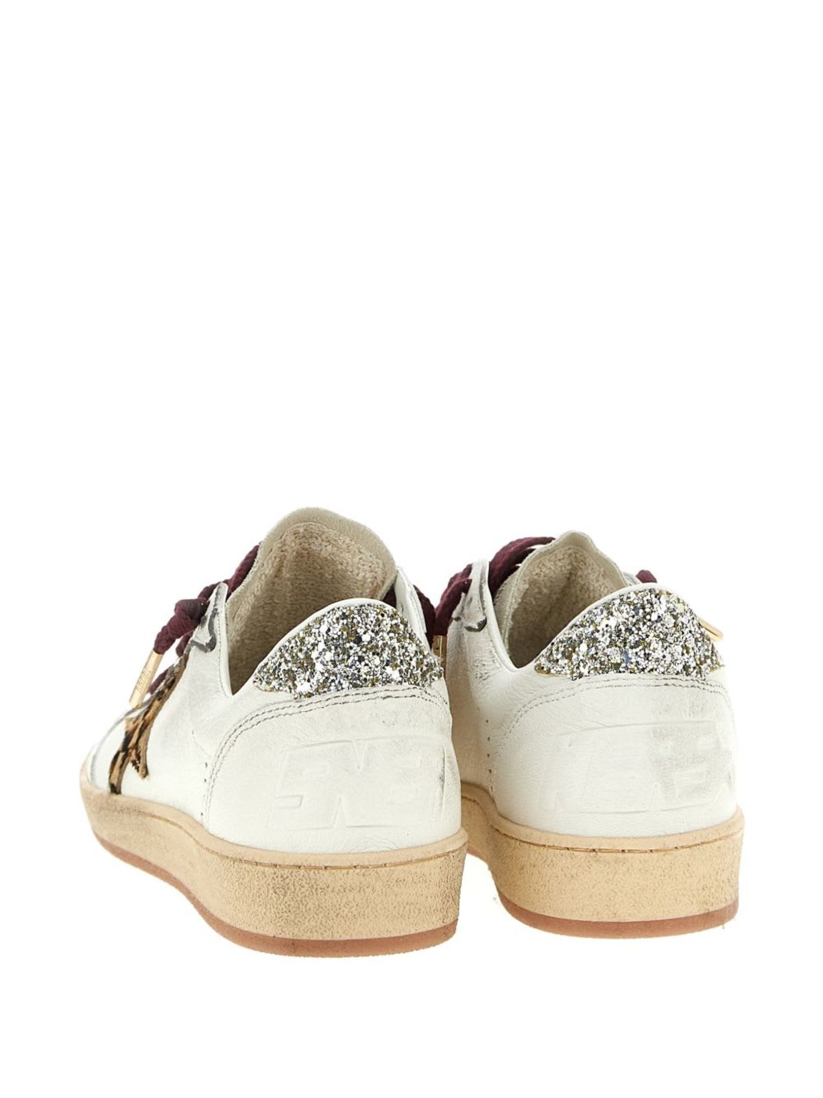 Golden Goose Ball Star Leather Sneakers - White - Image 3 of 5