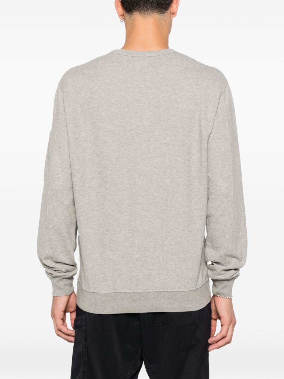 C.P. Company Cotton Crewneck Sweatshirt - Gray - Image 3 of 5