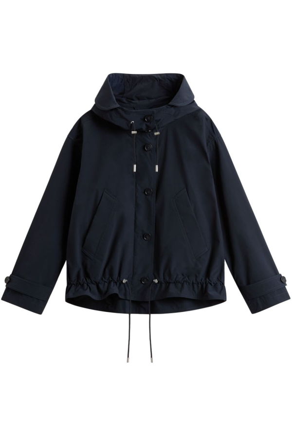 Woolrich Short Parka Coat - Blue