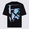 Off-White Cotton T-Shirt - Black - Thumbnail 2