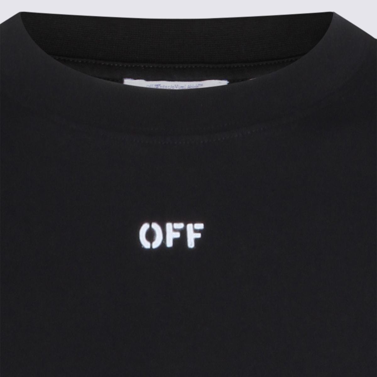 Off-White Cotton T-Shirt - Black - Image 3 of 3