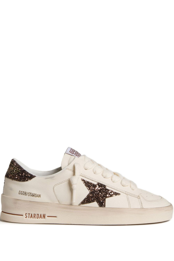 Golden Goose Stardan Leather Sneakers - Brown