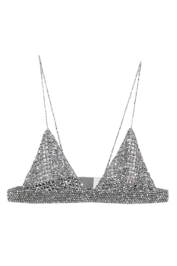 Golden Goose Embroidered Top Tank Top - Gray