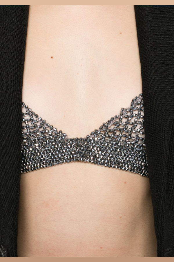 Golden Goose Embroidered Top Tank Top - Gray