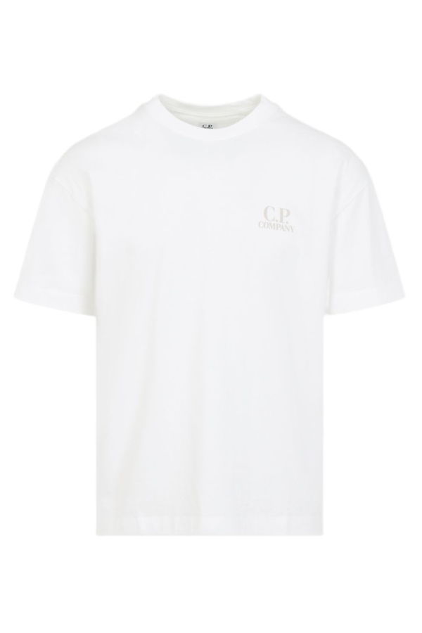 C.P. Company Logo Cotton T-Shirt - White