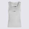 MM6 Maison Margiela Cotton Top Tank Top - OFF-WHITE - Thumbnail 1