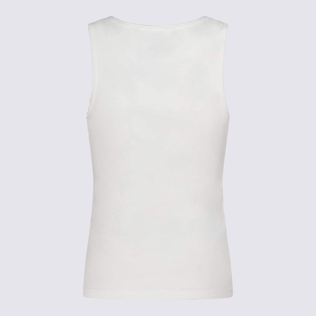 MM6 Maison Margiela Cotton Top Tank Top - OFF-WHITE - Image 2 of 3