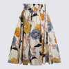 Marni Colorful Cotton Skirt - Bone - Thumbnail 2