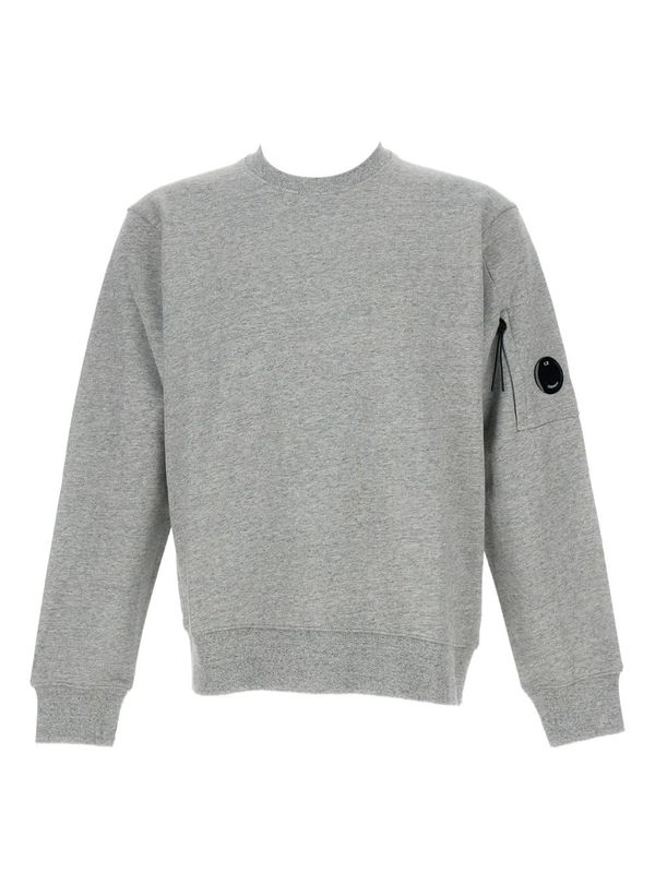 C.P. Company Cotton Crewneck Sweatshirt - Gray