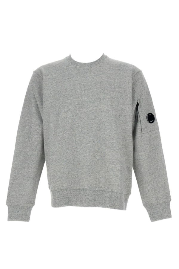 C.P. Company Cotton Crewneck Sweatshirt - Gray