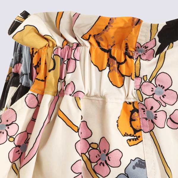 Marni Colorful Cotton Skirt - Bone