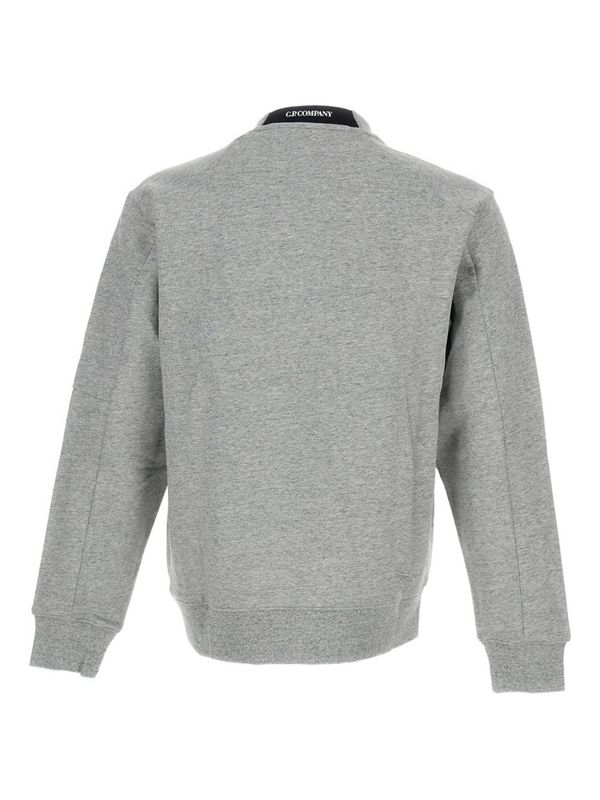 C.P. Company Cotton Crewneck Sweatshirt - Gray