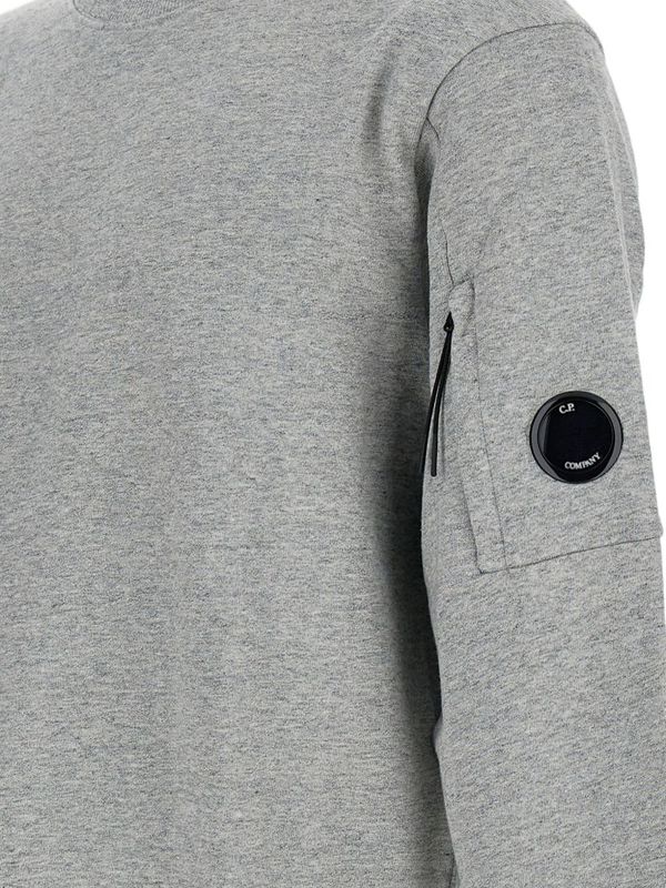 C.P. Company Cotton Crewneck Sweatshirt - Gray
