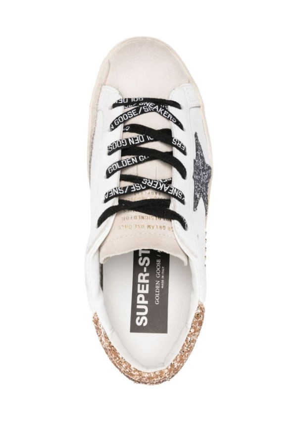 Golden Goose Super-star Leather Sneakers - Golden