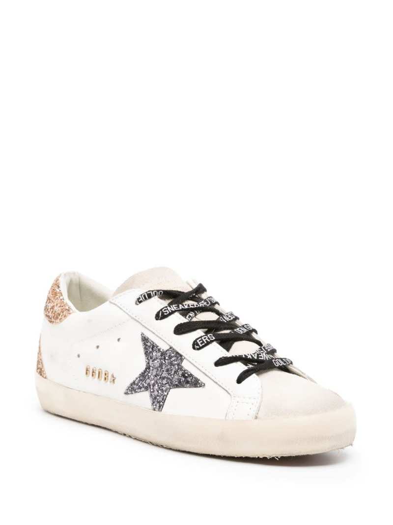 Golden Goose Super-star Leather Sneakers - Golden