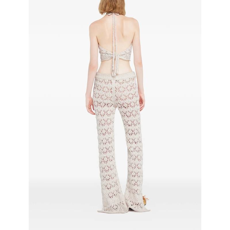 Alanui Pant Pants - White