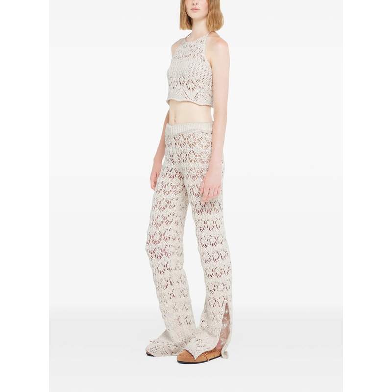 Alanui Pant Pants - White