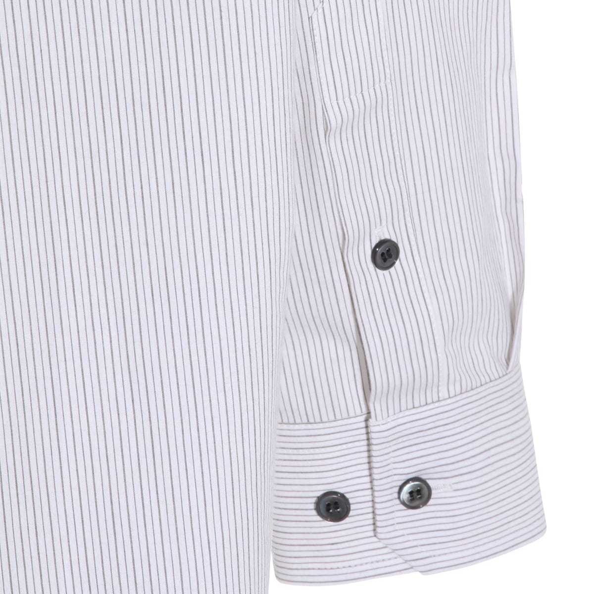MM6 Maison Margiela White and Black Cotton Shirt - White / Black - Image 5 of 5
