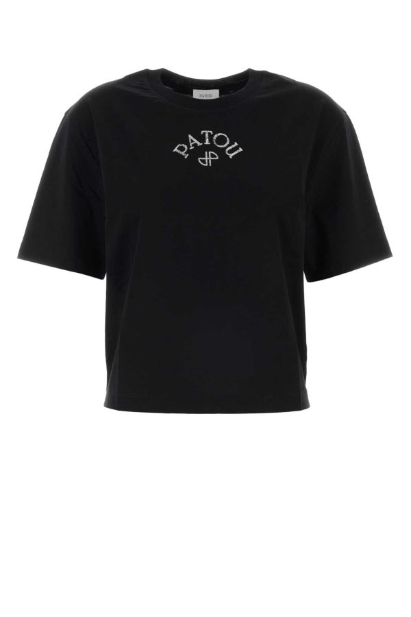 Patou Cotton T-Shirt - Black