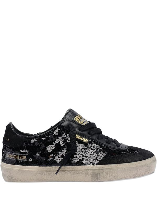 Golden Goose Soul-Star Sneakers - Black