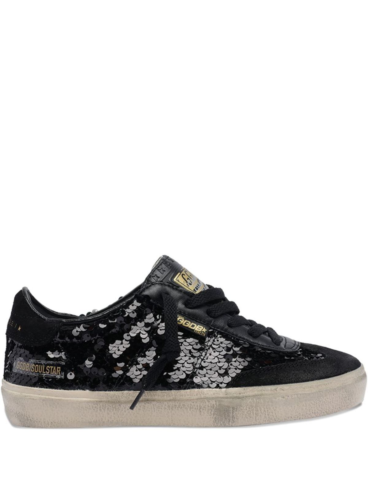 Golden Goose Soul-Star Sneakers - Black - Image 1 of 4