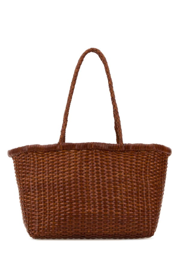 Dragon Diffusion B Weave Bucket Bag - Tan