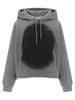 MM6 Maison Margiela Numeric Signature MM6 Spray Hoodie - Gray - Thumbnail 1