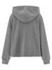 MM6 Maison Margiela Numeric Signature MM6 Spray Hoodie - Gray - Thumbnail 2
