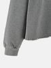 MM6 Maison Margiela Numeric Signature MM6 Spray Hoodie - Gray - Thumbnail 4