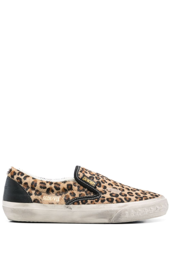 Golden Goose Vce Slip On Sneakers - Brown